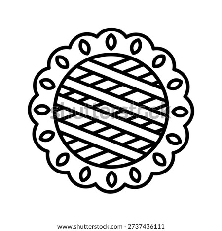 Applepie Editable and fully layered vector icon