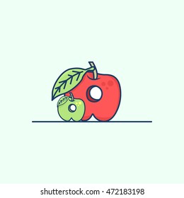 Apples  Cartoon.
