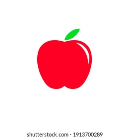 Apples flat icon. Vector image