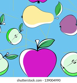 apples in the garden