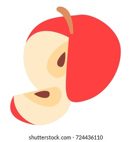 Apples icon. Isometric illustration of apples vector icon for web