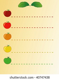 Apples list
