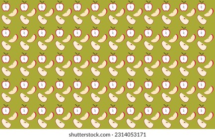 apples seamless pattern. Apple Digital Paper Patterns