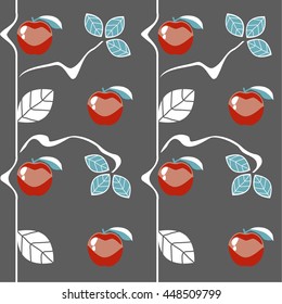 Apples seamless pattern.Seamless pattern can be used for wallpaper, pattern fills, web page background,surface textures.
