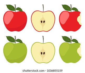 切り口 リンゴ のイラスト素材 画像 ベクター画像 Shutterstock