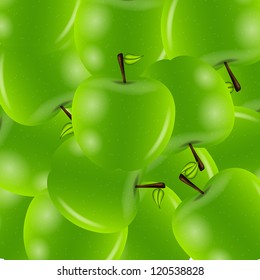 Apples sweet background vector illustration