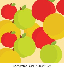 Apples vector illustration