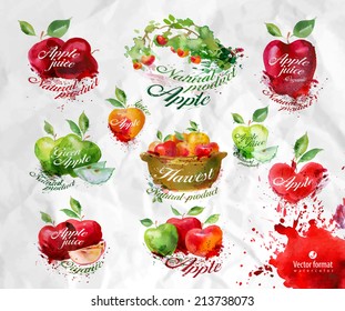 Apples.Vector format