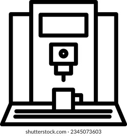 Appliance Coffee Machine Outline Icon