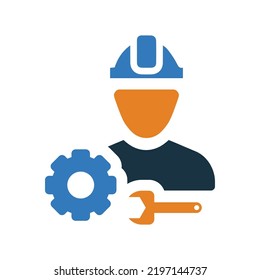 Appliance, Engineer, Machinist Icon. Editable Vector Logo.