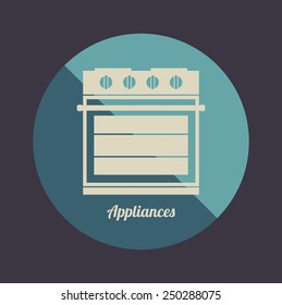 appliance home design, vector illustration eps10 graphic 