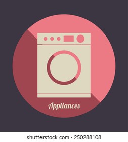 appliance home design, vector illustration eps10 graphic 