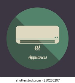 appliance home design, vector illustration eps10 graphic 