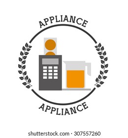 appliance icon design, vector illustration eps10 graphic 