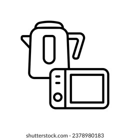 Icono de dispositivo aislar ilustración de material vectorial de fondo blanco