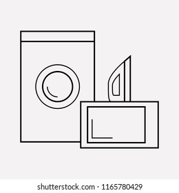 Appliance icon line element. Vector illustration of appliance icon line isolated on clean background for your web mobile app logo design.