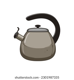 appliance kettle kitchen cartoon. water drink, pot hot appliance kettle kitchen sign. isolated symbol vector illustration