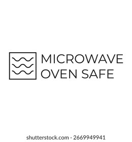 Appliance Microwave Safety Label Icon Vector
