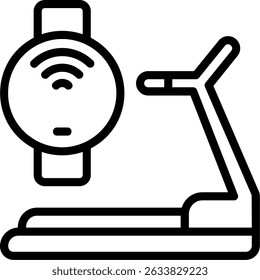 Appliance Outline Style Icon Design