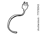 appliance plug cartoon