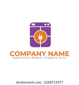 appliance repair logo in vector