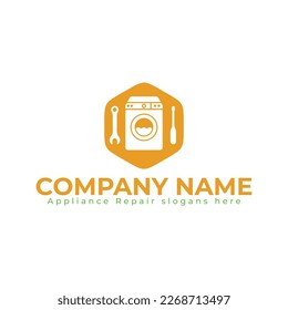 appliance repair logo in vector