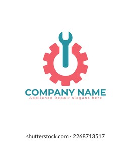 appliance repair logo in vector