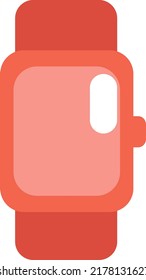 Appliance smartwatch, illustration, vector on a white background.