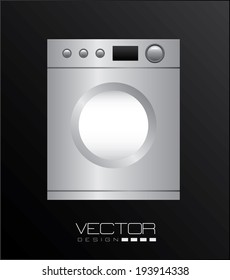 Appliances design over black background, vector illustration