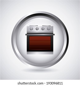 Appliances design over gray background, vector illustration