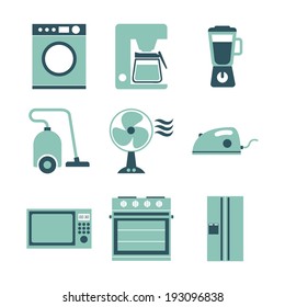 Appliances design over white background, vector illustration