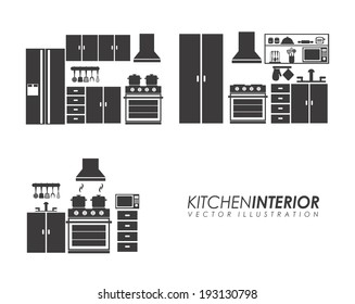 Appliances design over white background, vector illustration