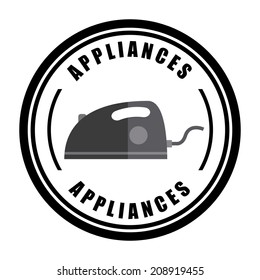 appliances design over white background vector illustration