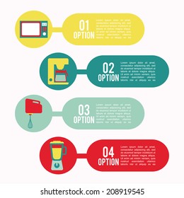 appliances design over white background vector illustration