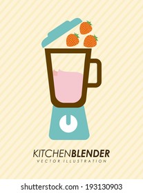 Appliances design over yellow background, vector illustration