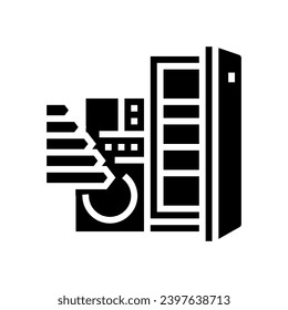 appliances energy efficient glyph icon vector. appliances energy efficient sign. isolated symbol illustration
