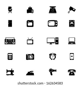 Appliances icon set