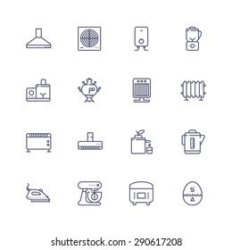 Appliances icons