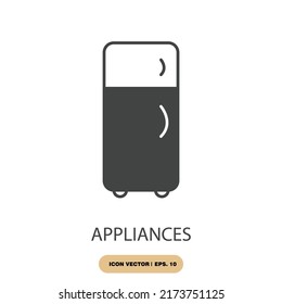 appliances icons  symbol vector elements for infographic web