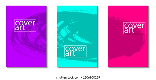 Applicable for placards, brochures, posters, covers and banners. Cover page design template. Captivating trendy abstract cover page.