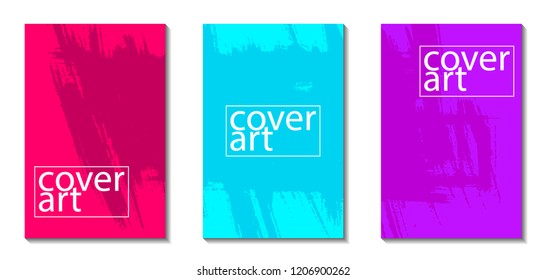Applicable for placards, brochures, posters, covers and banners. Cover page design template. Captivating trendy abstract cover page.