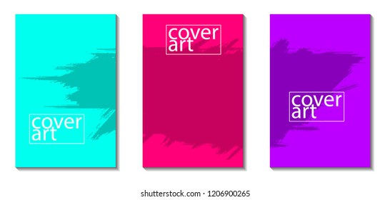 Applicable for placards, brochures, posters, covers and banners. Cover page design template. Captivating trendy abstract cover page.