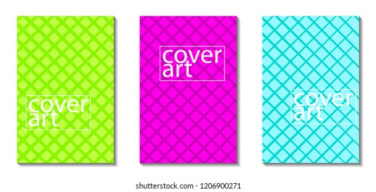 Applicable for placards, brochures, posters, covers and banners. Cover page design template. Captivating trendy abstract cover page.