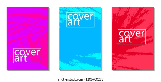 Applicable for placards, brochures, posters, covers and banners. Cover page design template. Captivating trendy abstract cover page.