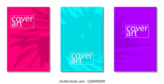 Applicable for placards, brochures, posters, covers and banners. Cover page design template. Captivating trendy abstract cover page.