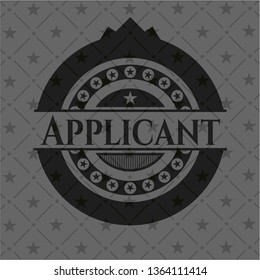 Applicant dark emblem