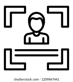 Applicant in focus icon