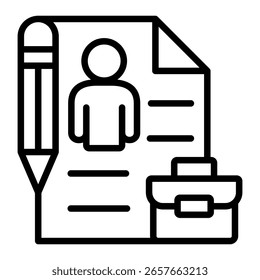 Applicant Icon Element For Design And Vector
