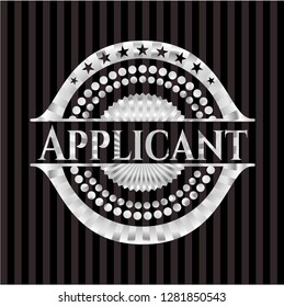 Applicant silvery emblem