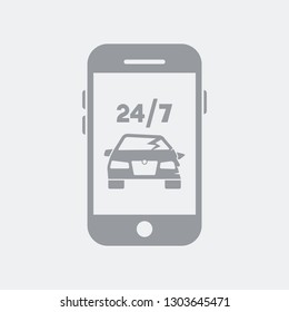 Applicatio for car crash assistance 24/7